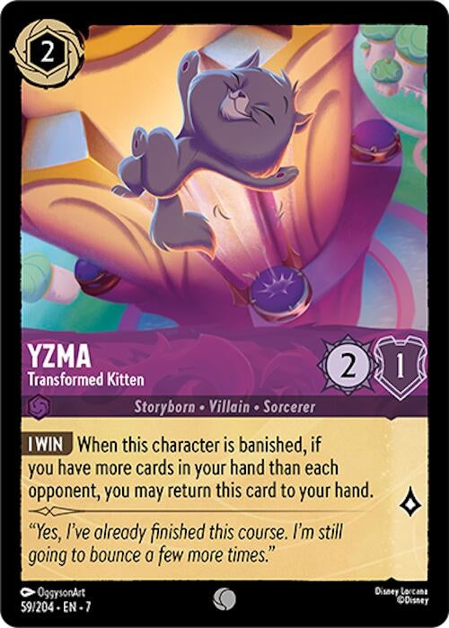 Image for Yzma - Transformed Kitten (59/204) [Archazia's Island] - Disney Lorcana