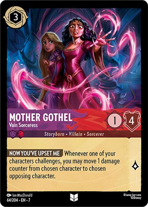 Image for Mother Gothel - Vain Sorceress (64/204) [Archazia's Island] - Disney Lorcana