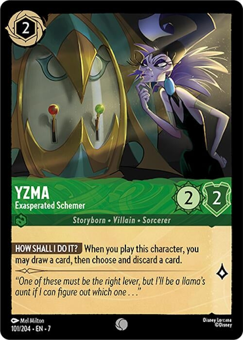Image for Yzma - Exasperated Schemer (101/204) [Archazia's Island] - Disney Lorcana