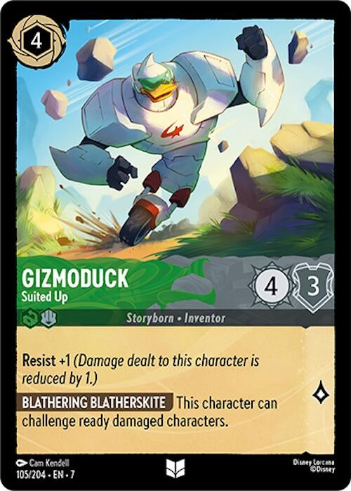 Image for Gizmoduck - Suited Up (105/204) [Archazia's Island] - Disney Lorcana