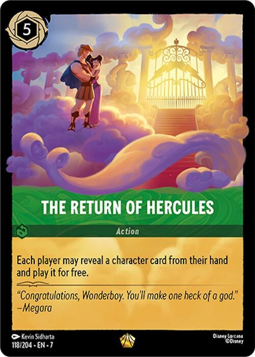 Image for The Return of Hercules (118/204) [Archazia's Island] - Disney Lorcana