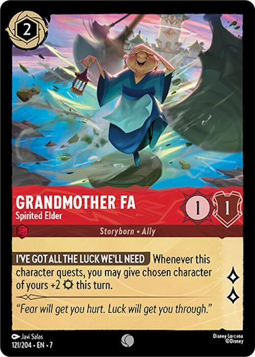 Image for Grandmother Fa - Spirited Elder (121/204) [Archazia's Island] - Disney Lorcana
