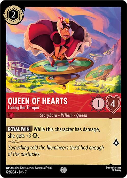 Image for Queen of Hearts - Losing Her Temper (122/204) [Archazia's Island] - Disney Lorcana