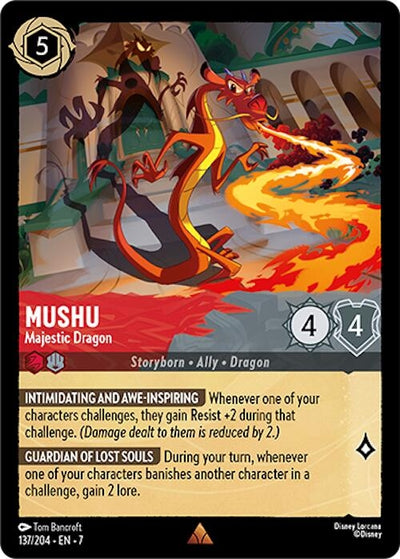 Mushu - Majestic Dragon (137/204) [Archazia's Island]