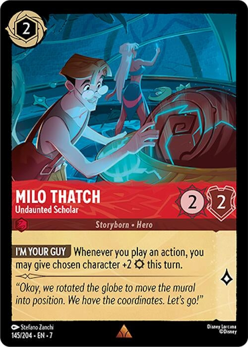 Image for Milo Thatch - Undaunted Scholar (145/204) [Archazia's Island] - Disney Lorcana