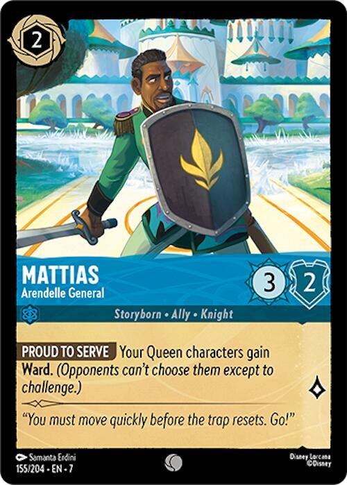Image for Mattias - Arendelle General (155/204) [Archazia's Island] - Disney Lorcana