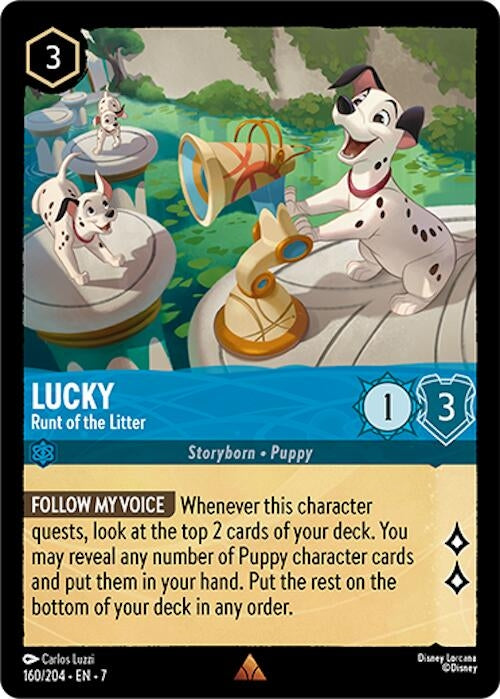 Image for Lucky - Runt of the Litter (160/204) [Archazia's Island] - Disney Lorcana