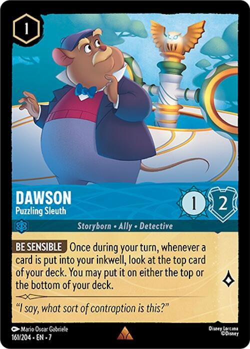 Image for Dawson - Puzzling Sleuth (161/204) [Archazia's Island] - Disney Lorcana