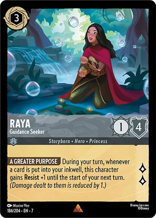 Image for Raya - Guidance Seeker (186/204) [Archazia's Island] - Disney Lorcana