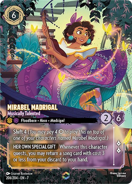 Image for Mirabel Madrigal - Musically Talented (Enchanted) (206/204) [Archazia's Island] - Disney Lorcana