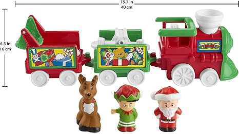 Little People Musical Christmas Train Set