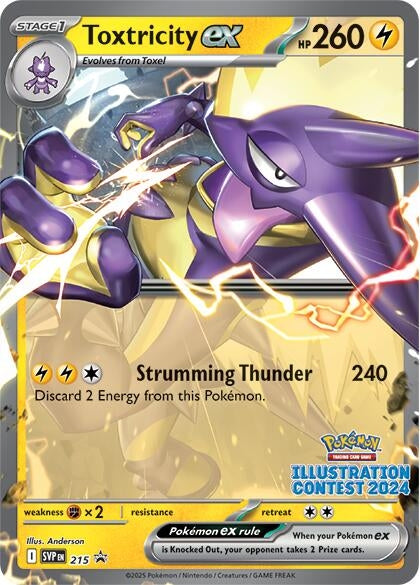 Image for Toxtricity ex - 215 (Illustration Contest 2024) (215) [SV: Scarlet & Violet Promo Cards] - Pokemon