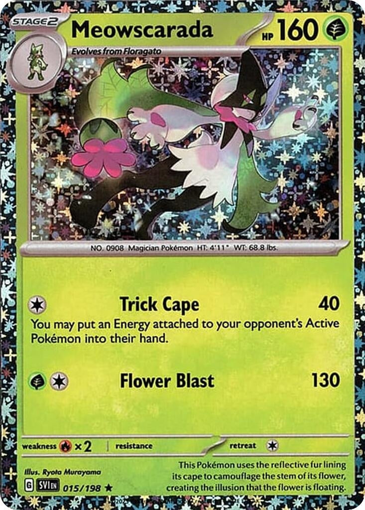 Image for Meowscarada - 015/198 (Sparkle Holo) (015/198) [Miscellaneous Cards & Products] - Pokemon