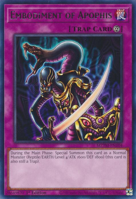 Embodiment of Apophis (MZTM-EN104) (Maze of the Master)