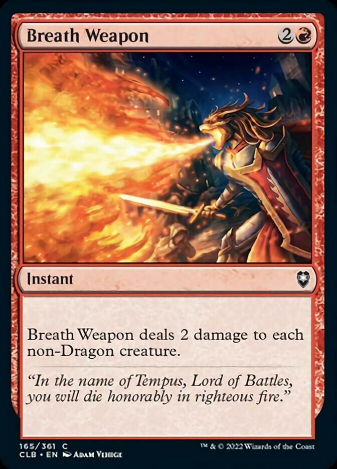 Breath Weapon (165) [Commander Legends: Battle for Baldur's Gate]
