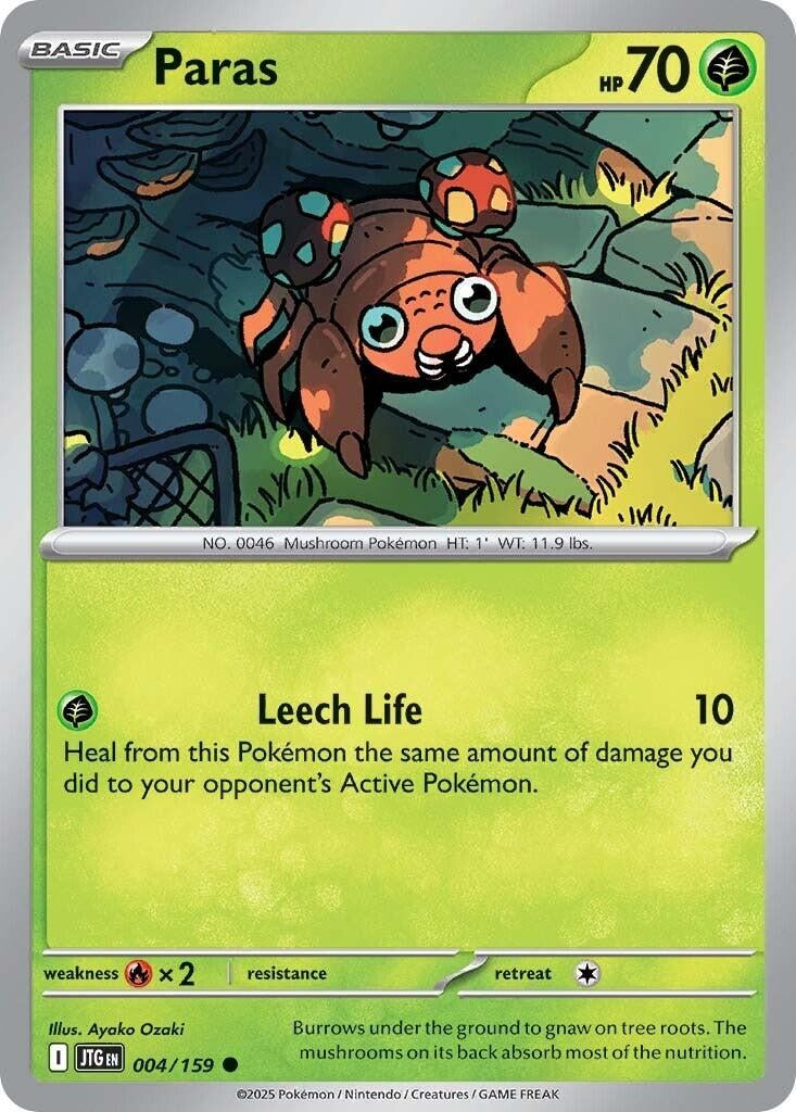 Image for Paras (004/159) [SV09: Journey Together] - Pokemon