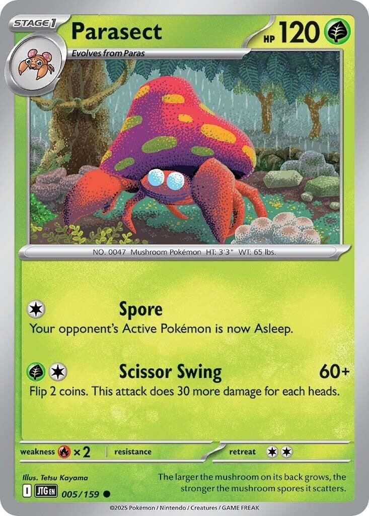Image for Parasect (005/159) [SV09: Journey Together] - Pokemon