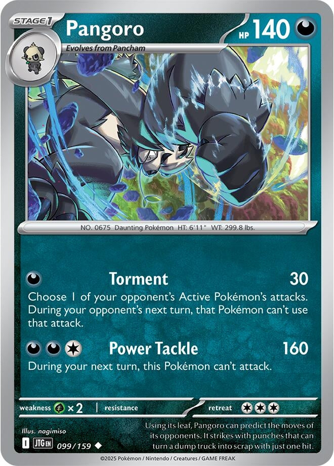 Image for Pangoro (099/159) [SV09: Journey Together] - Pokemon