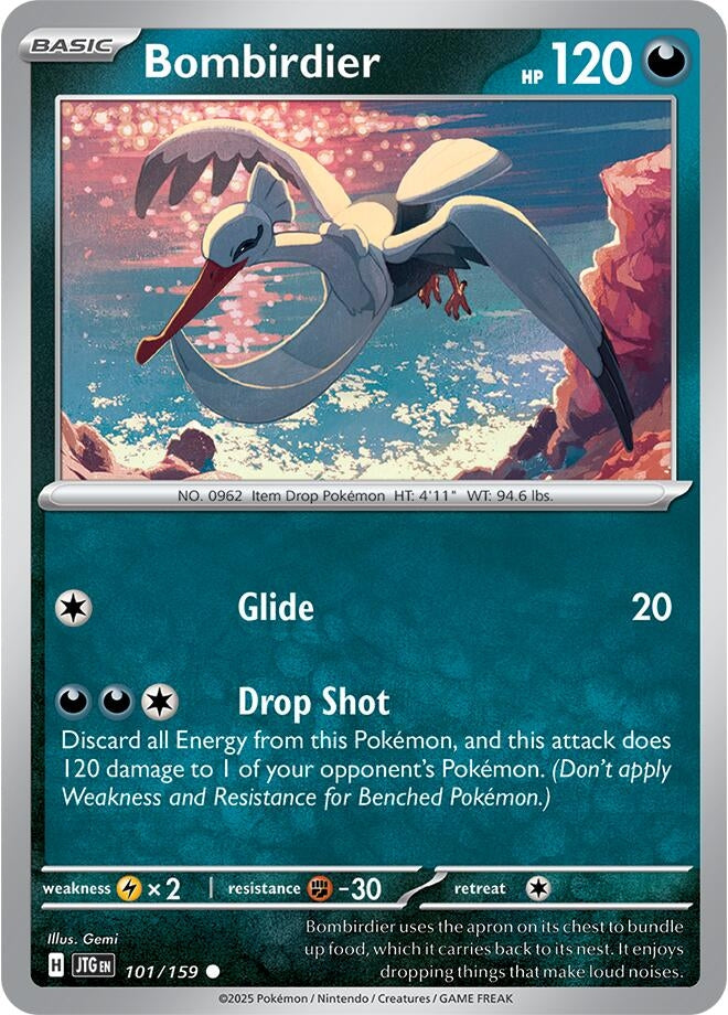 Image for Bombirdier (101/159) [SV09: Journey Together] - Pokemon
