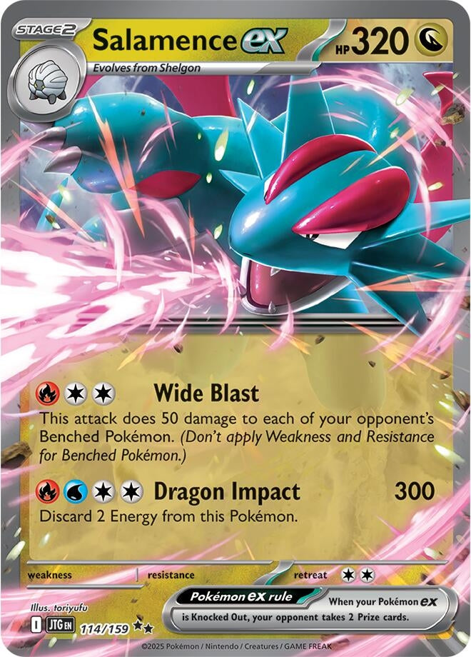 Image for Salamence ex (114/159) [SV09: Journey Together] - Pokemon
