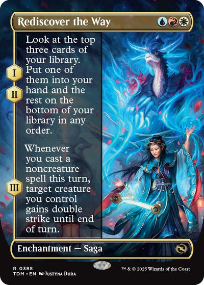 Rediscover the Way (Borderless) (388) (Tarkir: Dragonstorm)