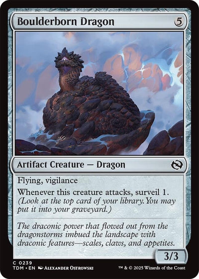 Boulderborn Dragon (239) (Tarkir: Dragonstorm)