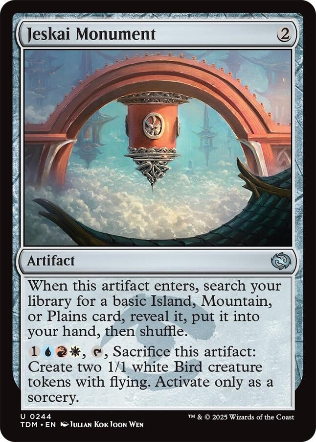 Jeskai Monument (244) (Tarkir: Dragonstorm)