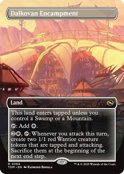 Dalkovan Encampment (Borderless) (394) (Tarkir: Dragonstorm)