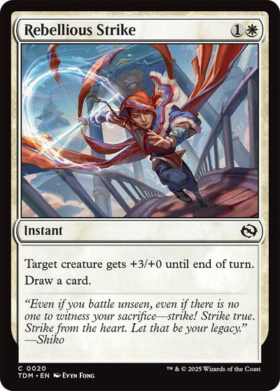 Rebellious Strike (20) (Tarkir: Dragonstorm)