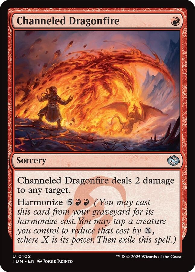 Channeled Dragonfire (102) (Tarkir: Dragonstorm)