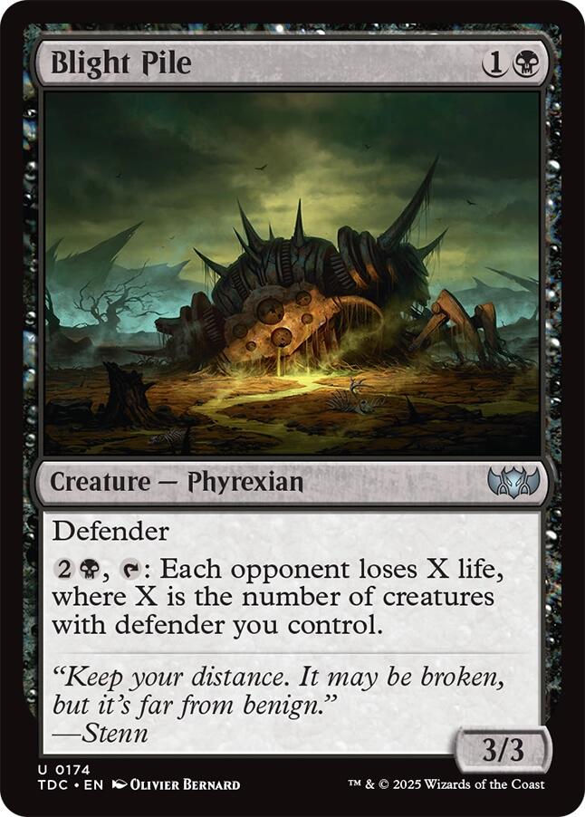 Blight Pile (174) [Tarkir: Dragonstorm]