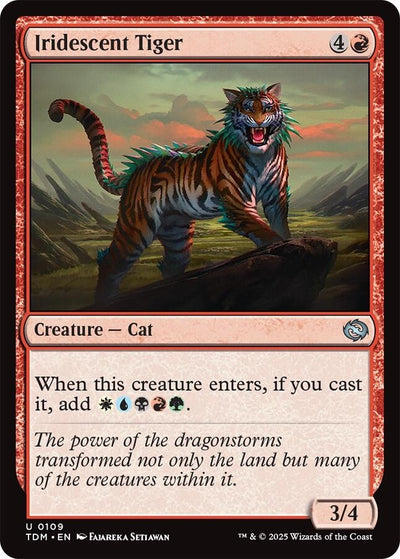 Iridescent Tiger (109) (Tarkir: Dragonstorm)
