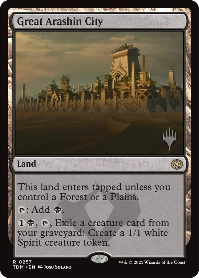 Great Arashin City (257) (Promo Pack: Tarkir: Dragonstorm)