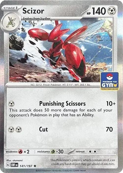 Image for Scizor - 141/197 (Pokemon Gym Promo) (141/197) [Miscellaneous Cards & Products] - Pokemon