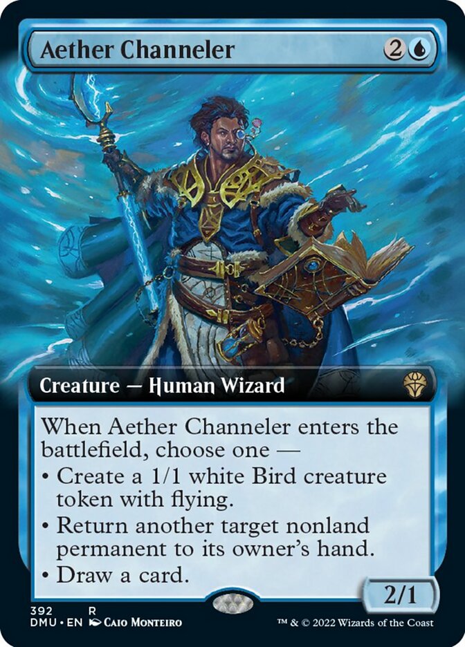 Aether Channeler (Extended Art) (392) [Dominaria United]