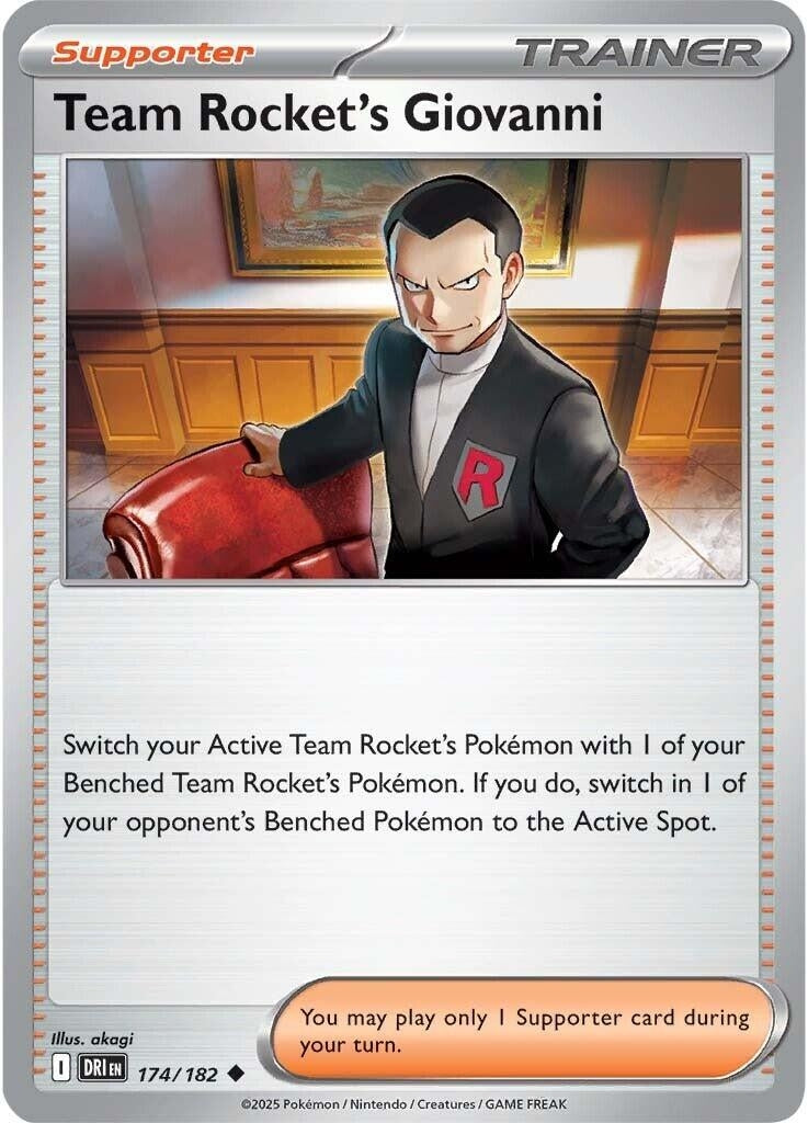 Image for Team Rocket's Giovanni (174/182) [SV10: Destined Rivals] - Pokemon