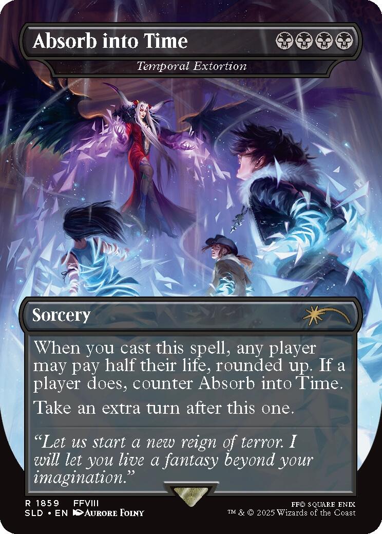 Absorb into Time - Temporal Extortion (1859) [Secret Lair Drop Series]