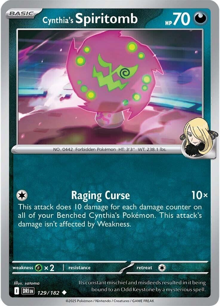 Image for Cynthia's Spiritomb (129/182) [SV10: Destined Rivals] - Pokemon