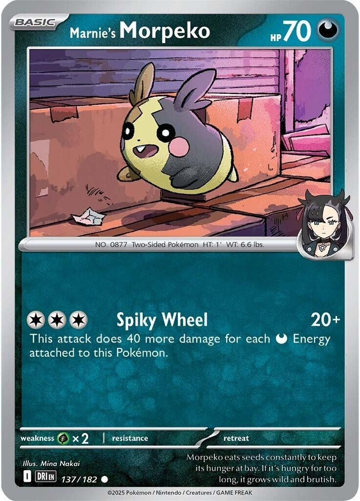 Image for Marnie's Morpeko (137/182) [SV10: Destined Rivals] - Pokemon