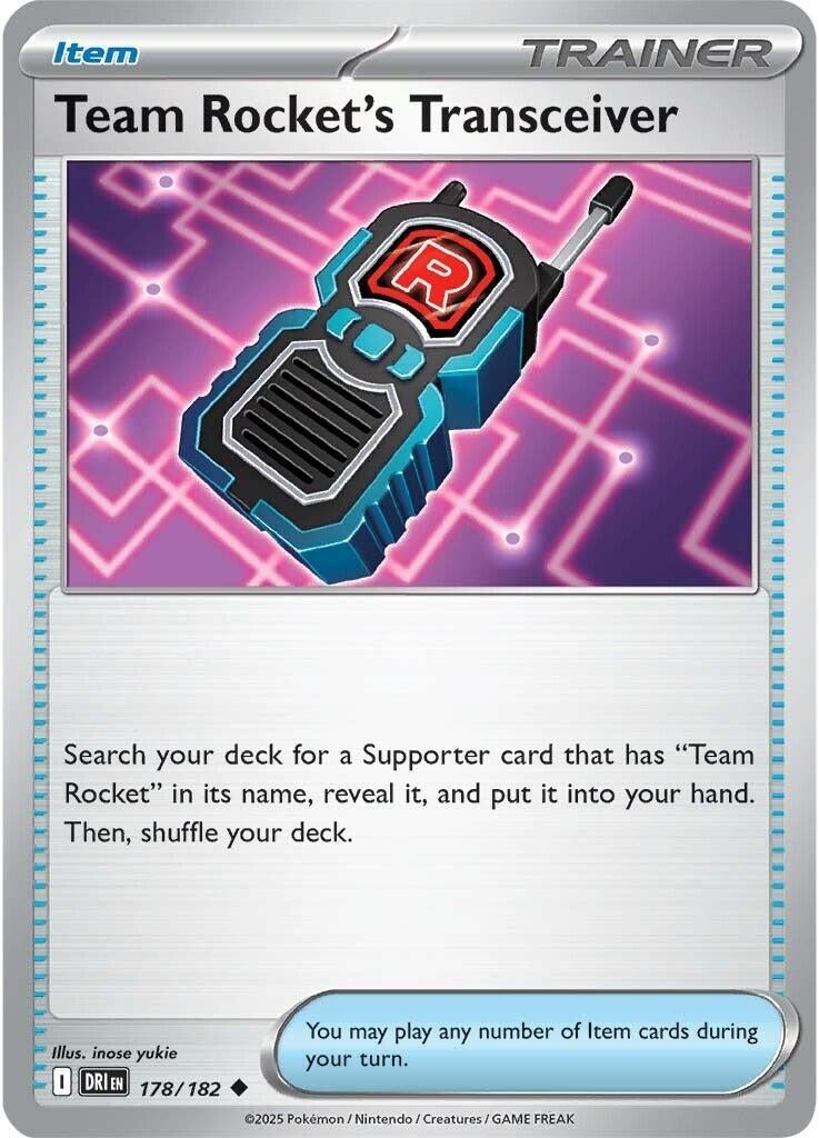 Image for Team Rocket's Transceiver (178/182) [SV10: Destined Rivals] - Pokemon