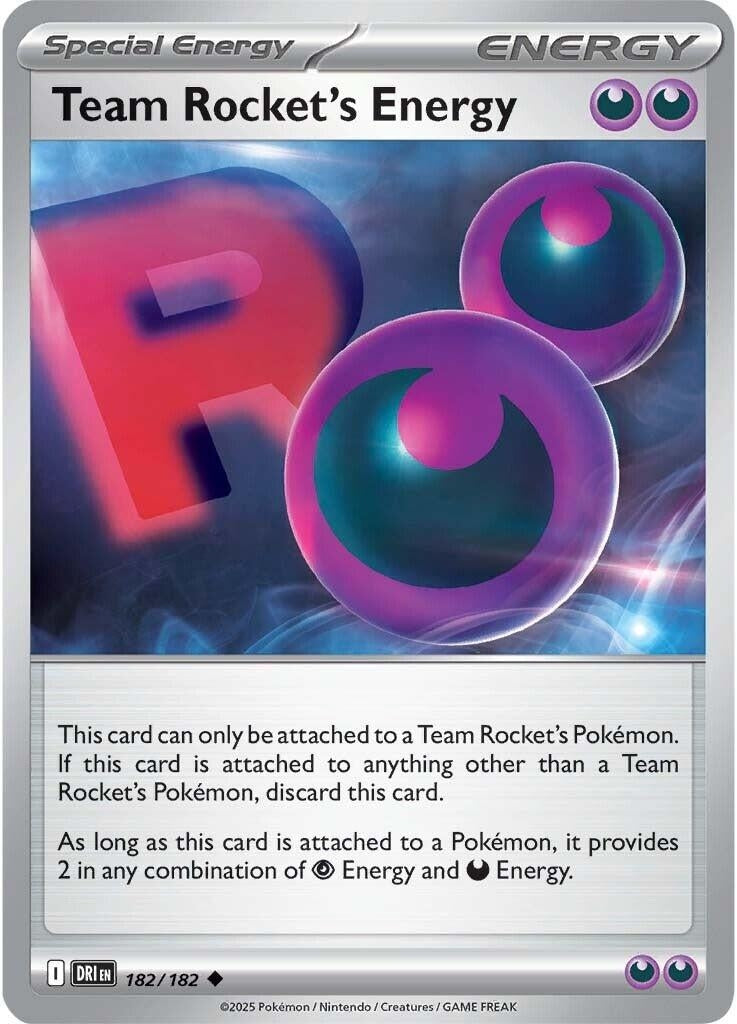 Image for Team Rocket's Energy (182/182) [SV10: Destined Rivals] - Pokemon