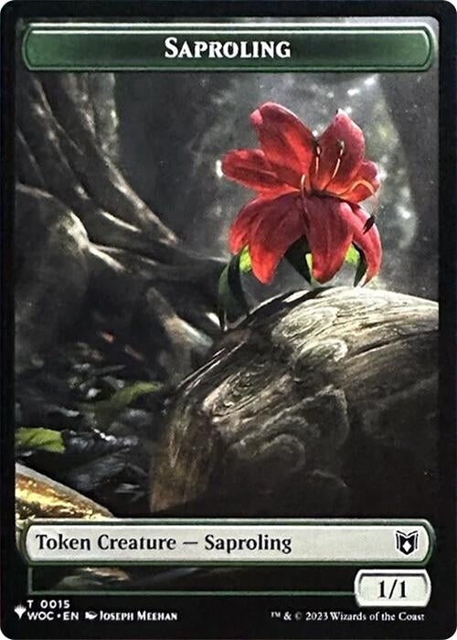 Image for Saproling // Ape Double-Sided Token (15 // 10) [The List Reprints] - Magic: The Gathering