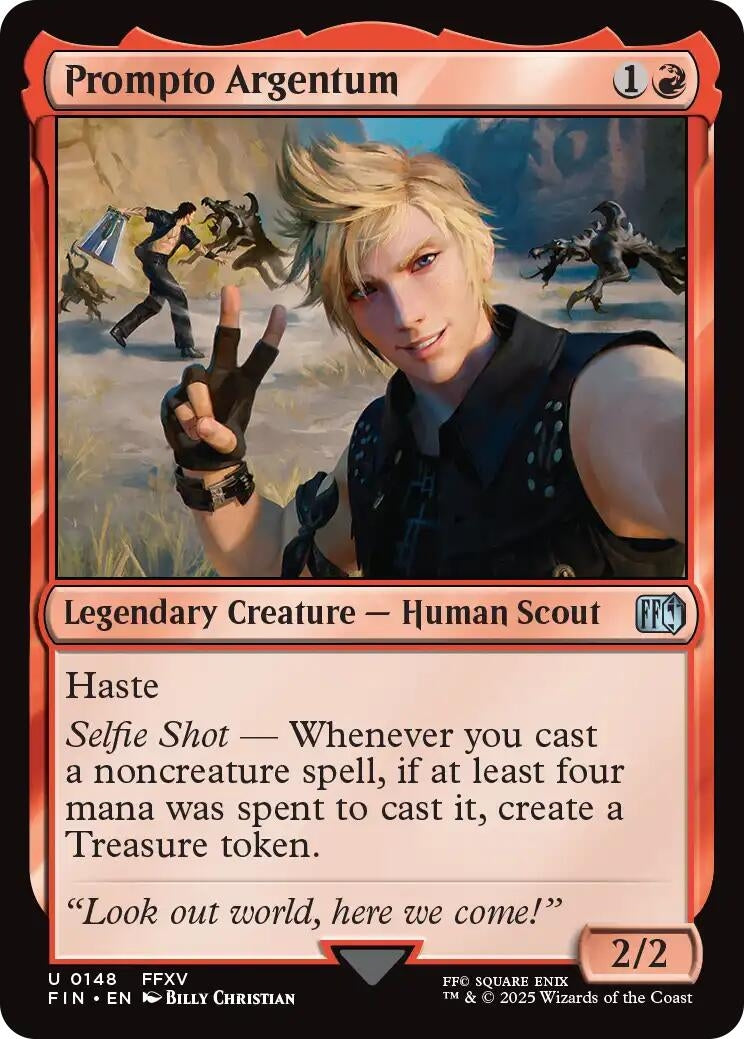 Image for Prompto Argentum (148) [FINAL FANTASY] - Magic: The Gathering