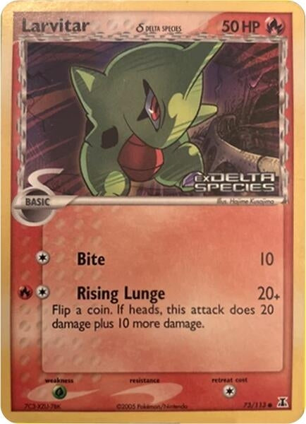 Image for Larvitar (Delta Species Stamp) (73/113) [Miscellaneous Cards & Products] - Pokemon