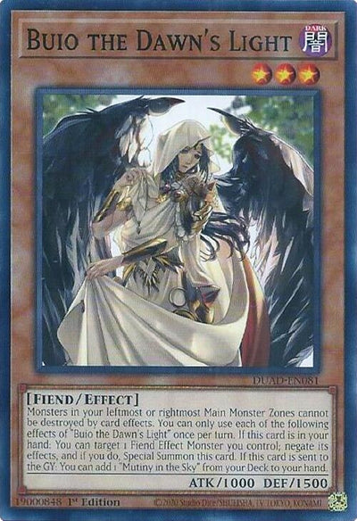 Buio the Dawn's Light (DUAD-EN081) (Duelist's Advance)