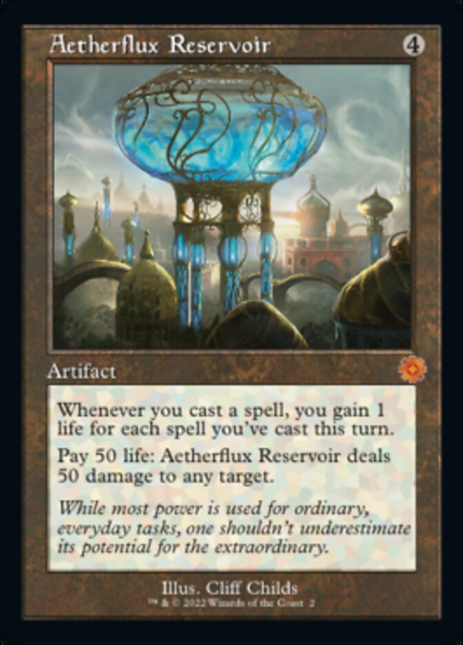 Aetherflux Reservoir (2) [The Brothers' War: Retro Frame Artifacts]