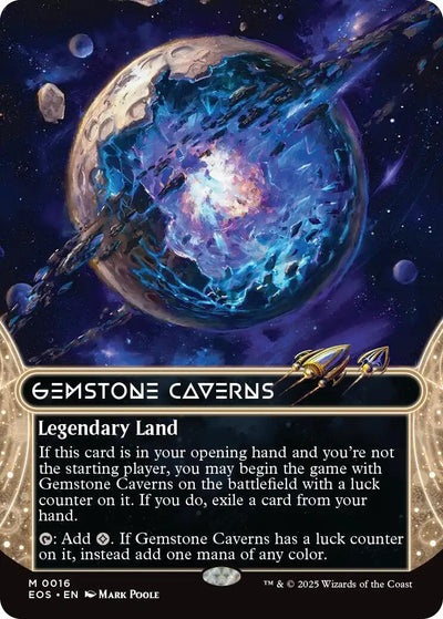 Gemstone Caverns (0016) (Borderless) (16) (Edge of Eternities: Stellar Sights)