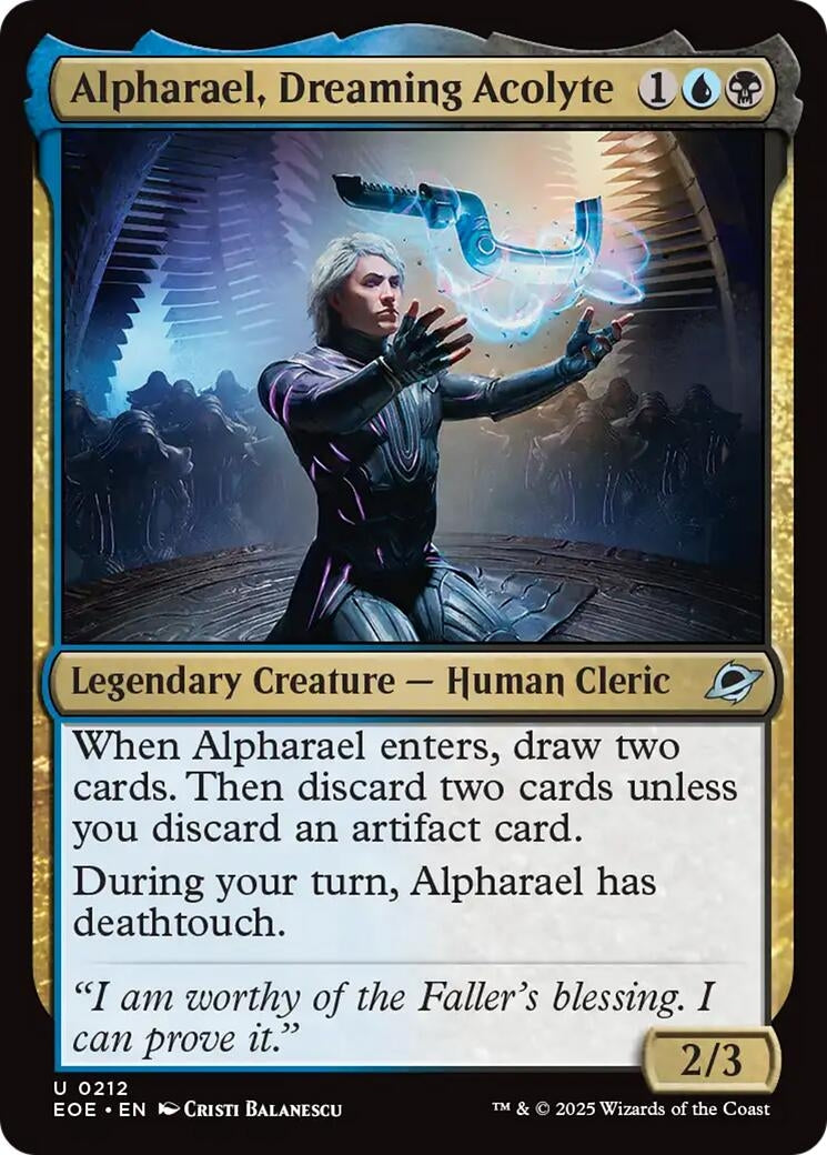Alpharael, Dreaming Acolyte (212) (Edge of Eternities)