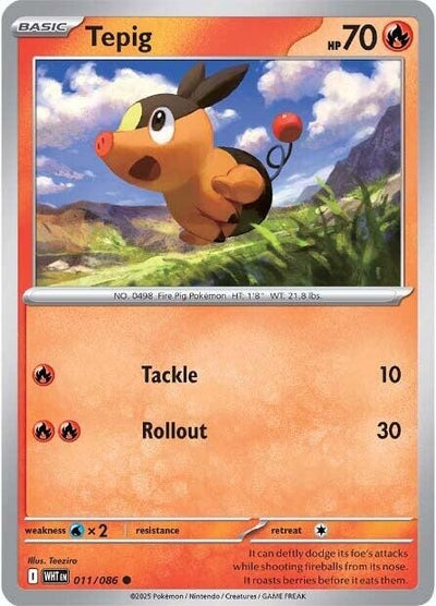 Tepig (011/086) (SV: White Flare)
