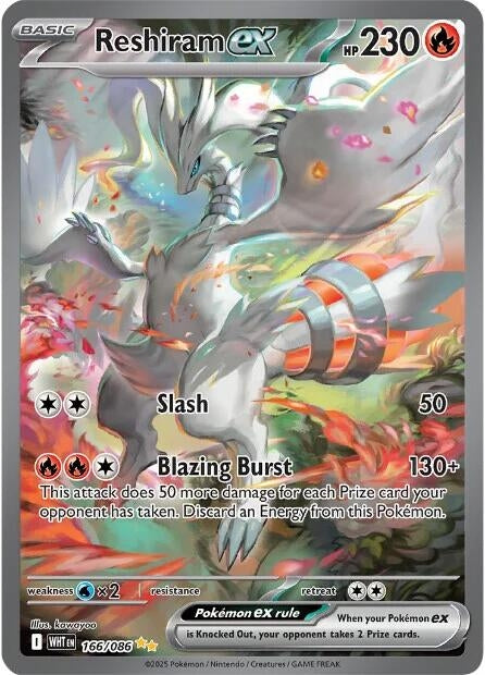 Reshiram ex (166/086) (SV: White Flare)